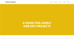 Desktop Screenshot of curiousconcept.com